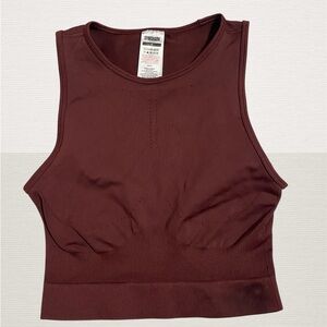 Gymshark Women's Maroon Tank Top